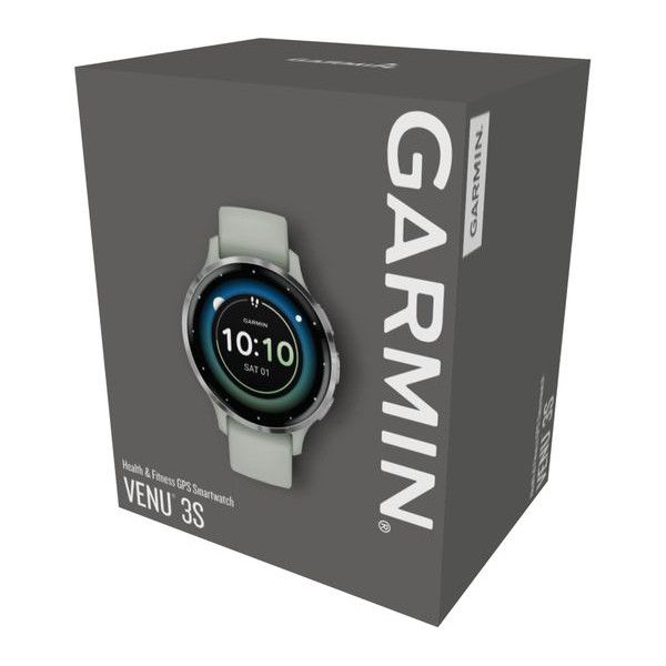 Garmin Venu 3S - Silver & Sage Grey