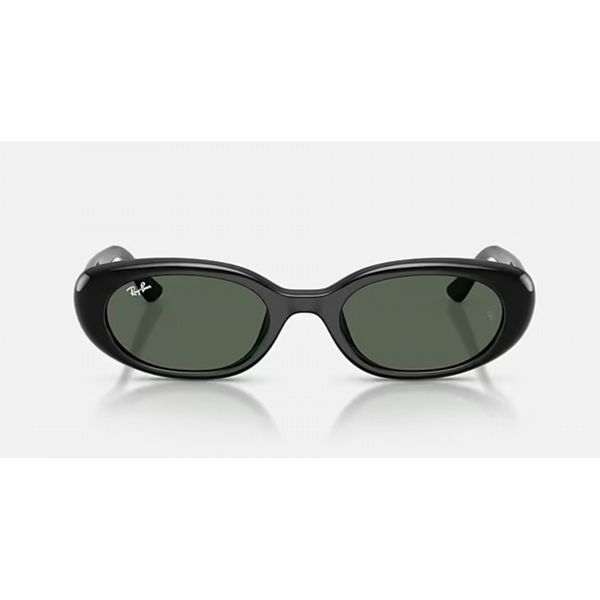 Rayban�RB4441D�Unisex Black with Green Lens Sunglasses