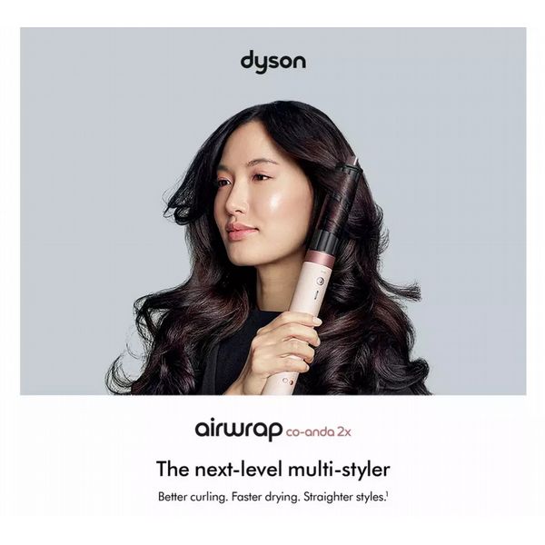 Dyson Airwrap Co-anda 2x for Straight and Wavy Hair - Ceramic Pink & Rose Gold
