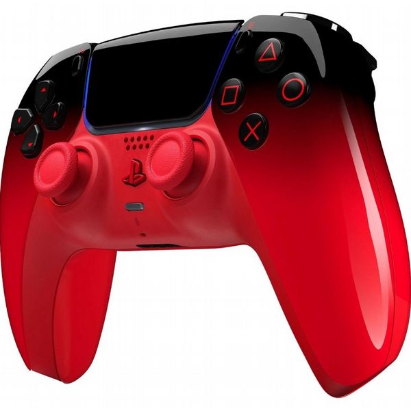Techno Red Dualsense Wireless Controller - For Ps5, Pc, Mac & Mobile