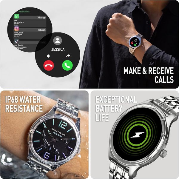 Reflex Active Spectra Amoled Calling Smart Bracelet Watch