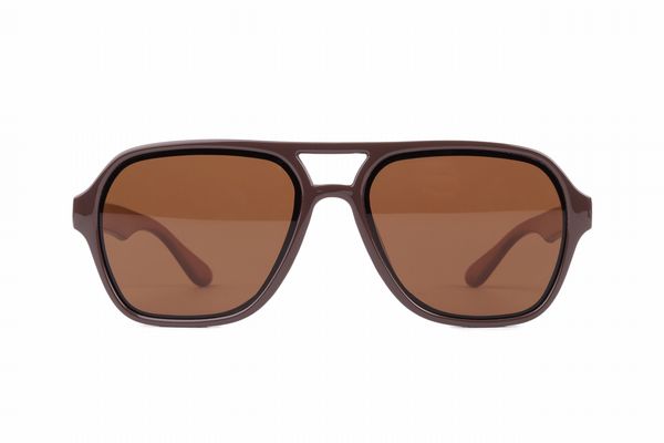 Siena Classic Brown Aviator Sunglasses