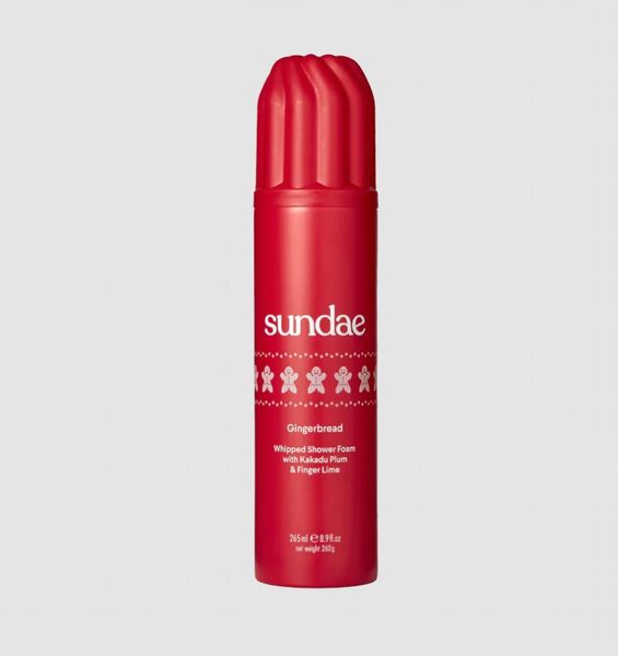 Sundae Christmas Whipped Shower Foam Gingerbread