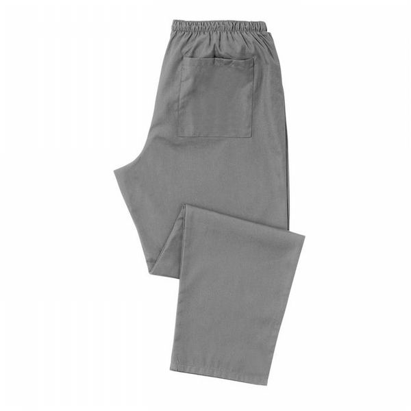 Grey unisex lightweight scrub trousers regular fit