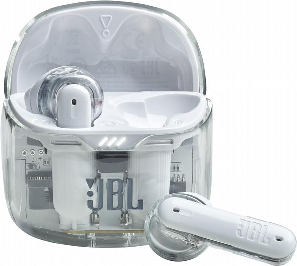 JBL Tune Flex Ghost - White