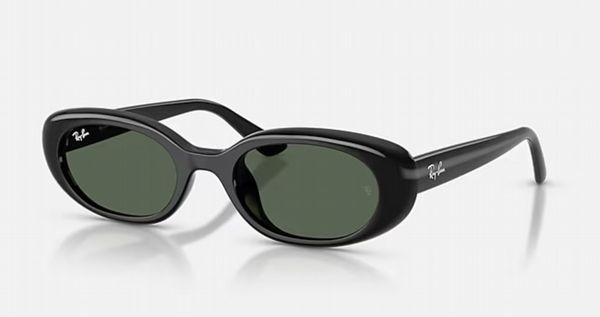 Rayban�RB4441D�Unisex Black with Green Lens Sunglasses