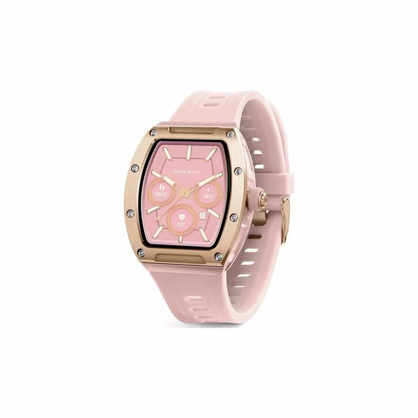 Reflex Active Series 52 Smart Calling Watch - Rgp/ Pink Strap