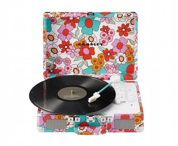 Crosley Cruiser Plus Portable Turntable Groovy Floral